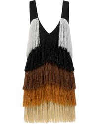 Akep - Vestido De Mujer Con Flecos De Colores - Lyst