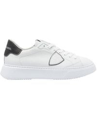 Philippe Model - Herren Weibe Und Braune Sneaker – Btluvv-C1 - Lyst