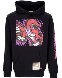 Mitchell &amp; Ness - Sudadera Con Capucha Para Hombre Nba Big Face 7.0 Sudadera Con Capucha Torrap Negro - Lyst