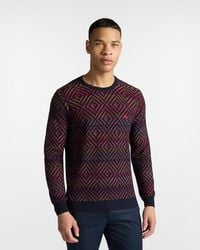 Harmont & Blaine - Pullover Blauwe Marine - Lyst