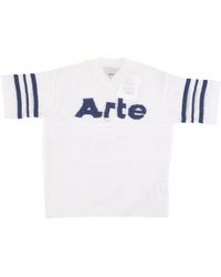 Arte' - 'T-Shirt Shane Knit Stripe Shirt - Lyst