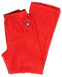 Fila - Priscila Lightweight Tracksuit Wide Leg Jog Pant - Lyst