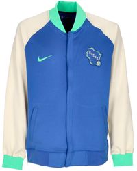 Nike - College Lightweight Sweatshirt Nba City Edition Dri-Fit Showtime L/S Full-Zip Jacket Milbuc - Lyst