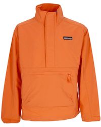 Columbia - Cortavientos Sin Cordones Para Hombre Deschutes Valley Wind Shell Naranja Desierto - Lyst