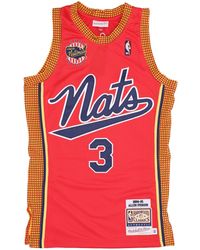 Mitchell &amp; Ness - Basketball Tank Top Nba Alternate Jersey Hardwood Classics No 3 Allen Iverson Phi76E - Lyst