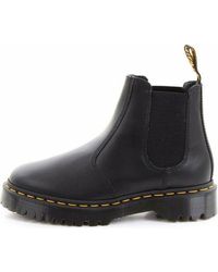 Dr. Martens - 2976 Bex Smooth 26205001 Leather Chelsea Boot With Corkscrew Sole - Lyst