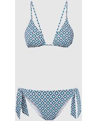 Max Mara - Bikini Dos Piezas Mujer Turquesa - Lyst