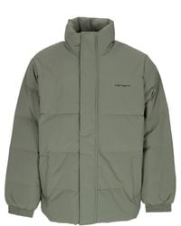 Carhartt - Danville Jacket Chaqueta De Plumon Para Hombre, Color Verde Humo/Negro - Lyst