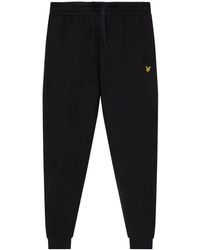 LYLE AND SCOTT 1874 - Broek Gratis Ml822Vog Mager Zweetbroekje Z865 Jet Zwart - Lyst
