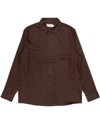 Thinking Mu - Shirt Hout Hennep Jimbo Bruin - Lyst