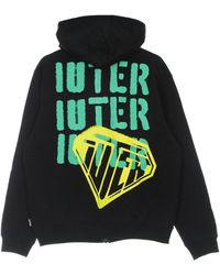 Iuter - Sudadera Ligera Con Capucha Y Cremallera Para Hombre, Plantilla Con Capucha Y Cremallera, Color Negro - Lyst