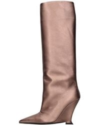 3Juin - Leather Knee-High Boots - Lyst