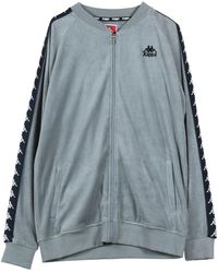 Kappa - Authentiek Benetti Trainingsjack Voor Grijs Mist/Zwart/Wit - Lyst
