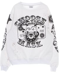 IHS - Homme Sweatshirt Leger Choisissez Votre Masque Sweatshirt Blanc - Lyst
