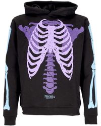 Phobia - Lightweight Hooded Sweatshirt Bones Hoodie - Lyst