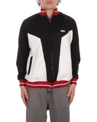 Gcds - Sweatshirt C1Meqe116C008 999A Kleur Blok Track Jkt Zwart Wit - Lyst