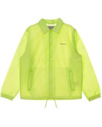 Carhartt - El entrenador de la chaqueta de la chaqueta de la chaqueta El entrenador de secuencias de comandos Amarillo - Lyst