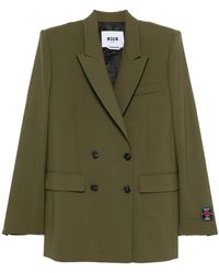 MSGM - Chaquetas Verdes - Lyst