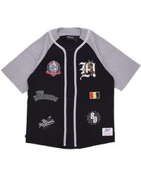 The Hundreds - Veste A Boutons En Jersey League Pour Hommes, Noire - Lyst