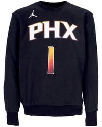JORDAN NBA - Herren-Sweatshirt Mit Rundhalsausschnitt Nba Courtside Statement Fleece Crewneck No 1 Devin Booker Phosun Schwarz - Lyst