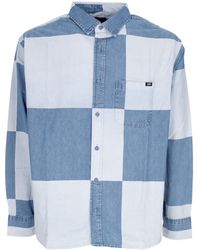 Vans - Gomez Herenoverhemd Met Lange Mouwen Denim L/Geweven - Lyst