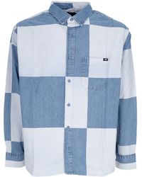 Vans - Gomez Long Sleeve Shirt Denim L/S Woven Vintage - Lyst