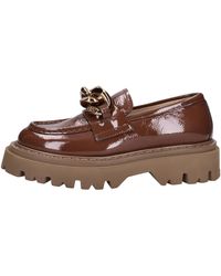 Casadei - Zapatos Bajos Marrones - Lyst