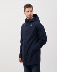 K-Way - Blauwe Jassen - Lyst
