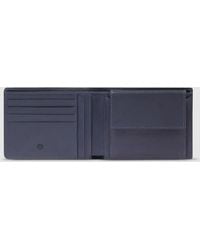 Piquadro - Wallet With Coin Holder Pu257Apr-N - Lyst