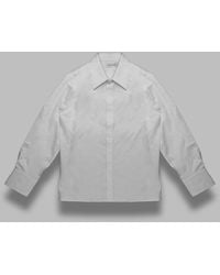 Marine Serre - Moonogram Jacquard Cotton Ls Shirt - Lyst
