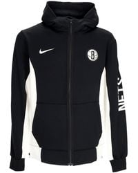 Nike - Herren-Trainingsjacke Mit Kapuze, Nba Showtime Dri-Fit Hoodie Mit Durchgehendem Reibverschluss, Bronet, Schwarz/Weib/Weib/Weib - Lyst