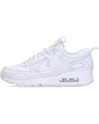 Nike - W Air Max 90 Futura Blanc/Blanc/Blanc Chaussures Basses Femme - Lyst