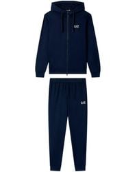 EA7 - Blauwe Shirts - Lyst