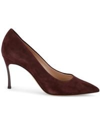 Casadei - Suede Blade Pumps 80 - Lyst