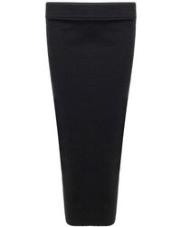Tom Ford - Langer Schwarzer Rock - Lyst