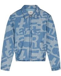 Arte' - Jacket Jeans Denim Allover Jacket - Lyst