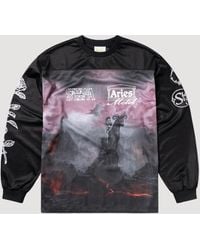 Aries - Ramscape Airtex Ls Tee - Lyst