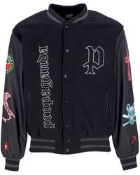Propaganda - Collegejack Dirty Street College Zwart - Lyst