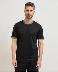 Bugatti - T-Shirts En Polo Zwart - Lyst