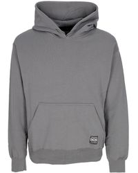 Propaganda - Lichtgewicht Herensweatshirt Met Capuchon Label Hoodie Grijs - Lyst