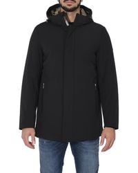 Heskimo - Chaqueta Larga Con Capucha. Softshell He544006 Ner - Lyst