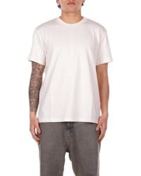 Fay - T-Shirt En Polo Panna - Lyst