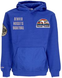 Mitchell &amp; Ness - Sweat A Capuche Pour Homme Nba Team Og 2.0 Sweat A Capuche En Polaire Avec Logo Vintage Dennug Couleurs Originales De L'Equipe - Lyst