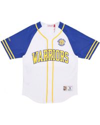 Mitchell &amp; Ness - Nba Practice Day Button Front Jersey Hardwood Classics Golwar - Lyst