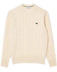 Lacoste - Round-Neck Knitwear - Lyst