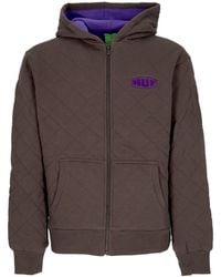 Huf - Workman Quilted Full Zip Zip Hoodie - Lyst