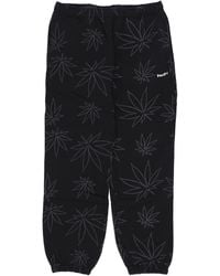 Huf - Plantlife Fleece Pant Trainingsbroek Zwart - Lyst