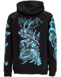 DOLLY NOIRE - Lichtgewicht Herensweatshirt Met Capuchon Ninja Rabbit Hoodie Zwart - Lyst