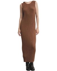 Akep - Vestido De Mujer De Costilla Larga Lurex - Lyst