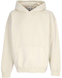 Obey - Lichtgewicht Sweatshirt Met Capuchon Voor Kleine Letters Pigment Hoodie Fleece Pigmentklei - Lyst